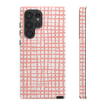 Seaside Plaid-Phone Case-Samsung Galaxy S22 Ultra-Matte-Movvy