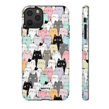 Cat Lady-Phone Case-iPhone 11 Pro Max-Matte-Movvy