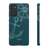 Wheel and Anchor-Phone Case-Samsung Galaxy S20-Glossy-Movvy