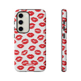 Red Lips-Phone Case-Samsung Galaxy S23-Glossy-Movvy