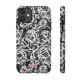 Laced Fleurs-Phone Case-iPhone 11-Matte-Movvy