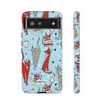 Cats and Lattes-Phone Case-Google Pixel 6-Matte-Movvy