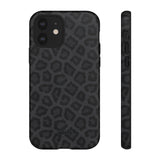 Onyx Leopard-Phone Case-iPhone 12-Glossy-Movvy