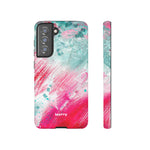 Aquaberry Brushstrokes-Phone Case-Samsung Galaxy S21 FE-Matte-Movvy
