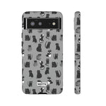 Black Cat-Phone Case-Google Pixel 6-Matte-Movvy