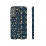Gold Anchors-Phone Case-Samsung Galaxy S21 FE-Matte-Movvy