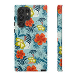 Hawaiian Flowers-Phone Case-Samsung Galaxy S22 Ultra-Matte-Movvy
