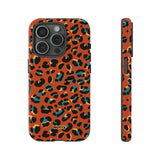 Ruby Leopard-Phone Case-iPhone 15 Pro-Glossy-Movvy