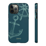 Wheel and Anchor-Phone Case-iPhone 12 Pro-Matte-Movvy