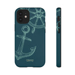 Wheel and Anchor-Phone Case-iPhone 12 Mini-Glossy-Movvy