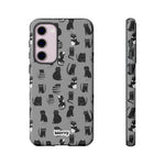 Black Cat-Phone Case-Samsung Galaxy S23 Plus-Glossy-Movvy