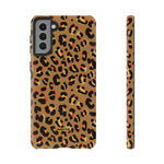 Tanned Leopard-Phone Case-Samsung Galaxy S21 Plus-Glossy-Movvy
