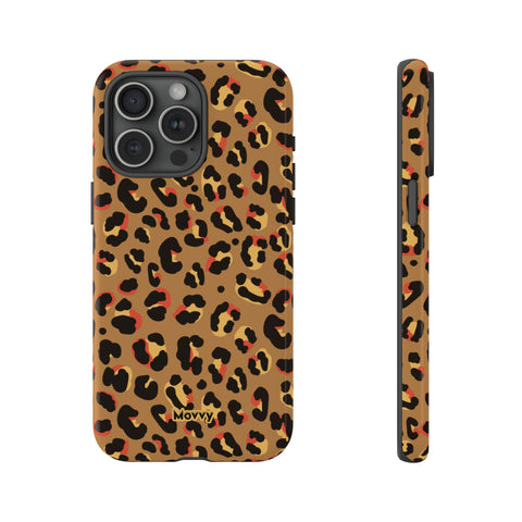 Tanned Leopard-Phone Case-iPhone 15 Pro Max-Glossy-Movvy