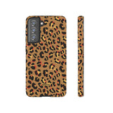 Tanned Leopard-Phone Case-Samsung Galaxy S21 FE-Glossy-Movvy
