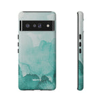 Aquamarine Watercolor-Phone Case-Google Pixel 6 Pro-Matte-Movvy
