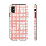 Seaside Plaid-Phone Case-iPhone XS-Glossy-Movvy