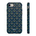 Gold Anchors-Phone Case-iPhone 8-Matte-Movvy