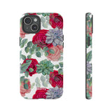 Succulent Roses-Phone Case-iPhone 15 Plus-Glossy-Movvy