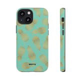 Caribbean Pineapple-Phone Case-iPhone 13 Mini-Matte-Movvy