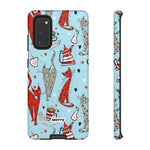 Cats and Lattes-Phone Case-Samsung Galaxy S20-Glossy-Movvy