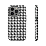 Houndstooth-Phone Case-iPhone 14 Pro-Matte-Movvy