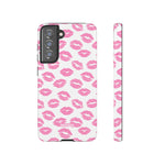 Pink Lips-Phone Case-Samsung Galaxy S21 FE-Glossy-Movvy