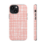 Seaside Plaid-Phone Case-iPhone 13 Mini-Matte-Movvy