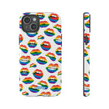 Rainbow Kiss-Phone Case-iPhone 15 Plus-Glossy-Movvy