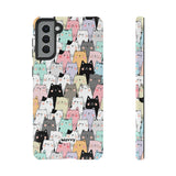 Cat Lady-Phone Case-Samsung Galaxy S21 Plus-Matte-Movvy