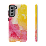 Sunset Watercolor-Phone Case-Samsung Galaxy S21-Glossy-Movvy