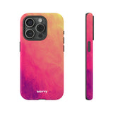 Sunset Brushstrokes-Phone Case-iPhone 15 Pro-Glossy-Movvy