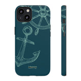 Wheel and Anchor-Phone Case-iPhone 13-Matte-Movvy