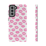 Pink Lips-Phone Case-Samsung Galaxy S21-Glossy-Movvy