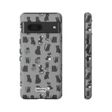 Black Cat-Phone Case-Google Pixel 7-Matte-Movvy