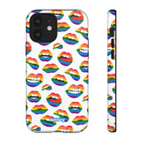 Rainbow Kiss-Phone Case-iPhone 12-Matte-Movvy