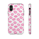 Pink Lips-Phone Case-iPhone XS-Matte-Movvy
