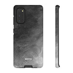 Grayscale Brushstrokes-Phone Case-Samsung Galaxy S20-Matte-Movvy