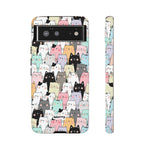 Cat Lady-Phone Case-Google Pixel 6-Matte-Movvy
