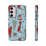 Cats and Lattes-Phone Case-Samsung Galaxy S23 Plus-Glossy-Movvy