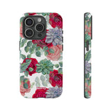 Succulent Roses-Phone Case-iPhone 15 Pro-Glossy-Movvy