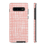 Seaside Plaid-Phone Case-Samsung Galaxy S10 Plus-Glossy-Movvy