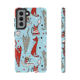 Cats and Lattes-Phone Case-Samsung Galaxy S21-Matte-Movvy