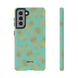 Caribbean Pineapple-Phone Case-Samsung Galaxy S21-Matte-Movvy