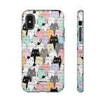 Cat Lady-Phone Case-iPhone X-Matte-Movvy