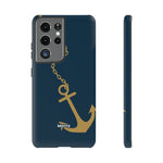 Gold Chained Anchor-Phone Case-Samsung Galaxy S21 Ultra-Matte-Movvy