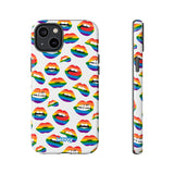 Rainbow Kiss-Phone Case-iPhone 14 Plus-Glossy-Movvy