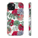 Succulent Roses-Phone Case-iPhone 13-Matte-Movvy