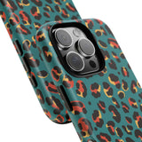 Turquoise Leopard-Phone Case-Printify-Movvy