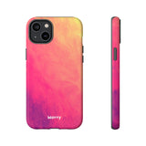 Sunset Brushstrokes-Phone Case-iPhone 14 Plus-Matte-Movvy