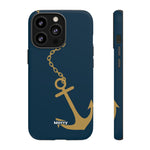 Gold Chained Anchor-Phone Case-iPhone 13 Pro-Matte-Movvy